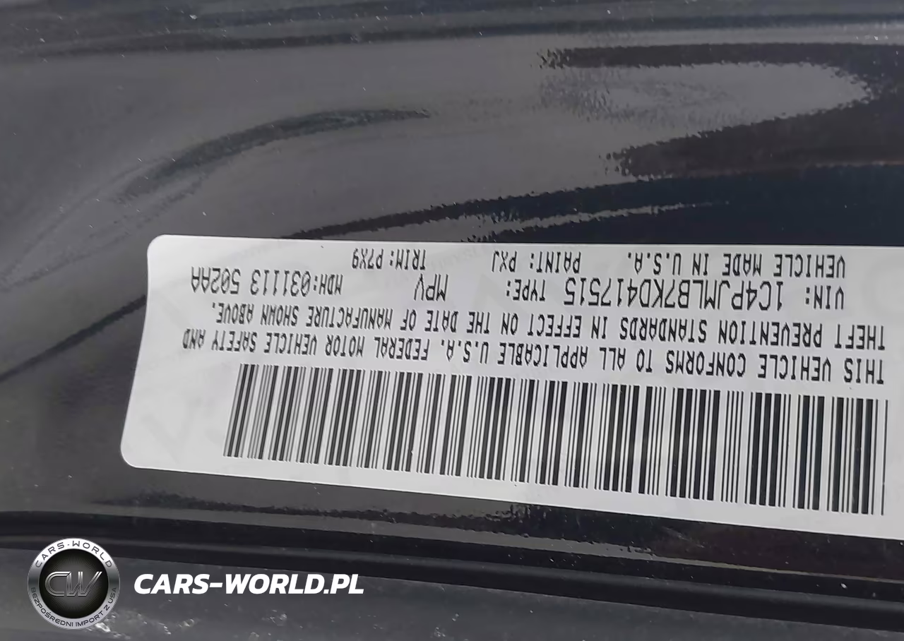 2019 Jeep Cherokee Latitude Plus 4X4 VIN:1C4PJMLB7KD417515 - 9
