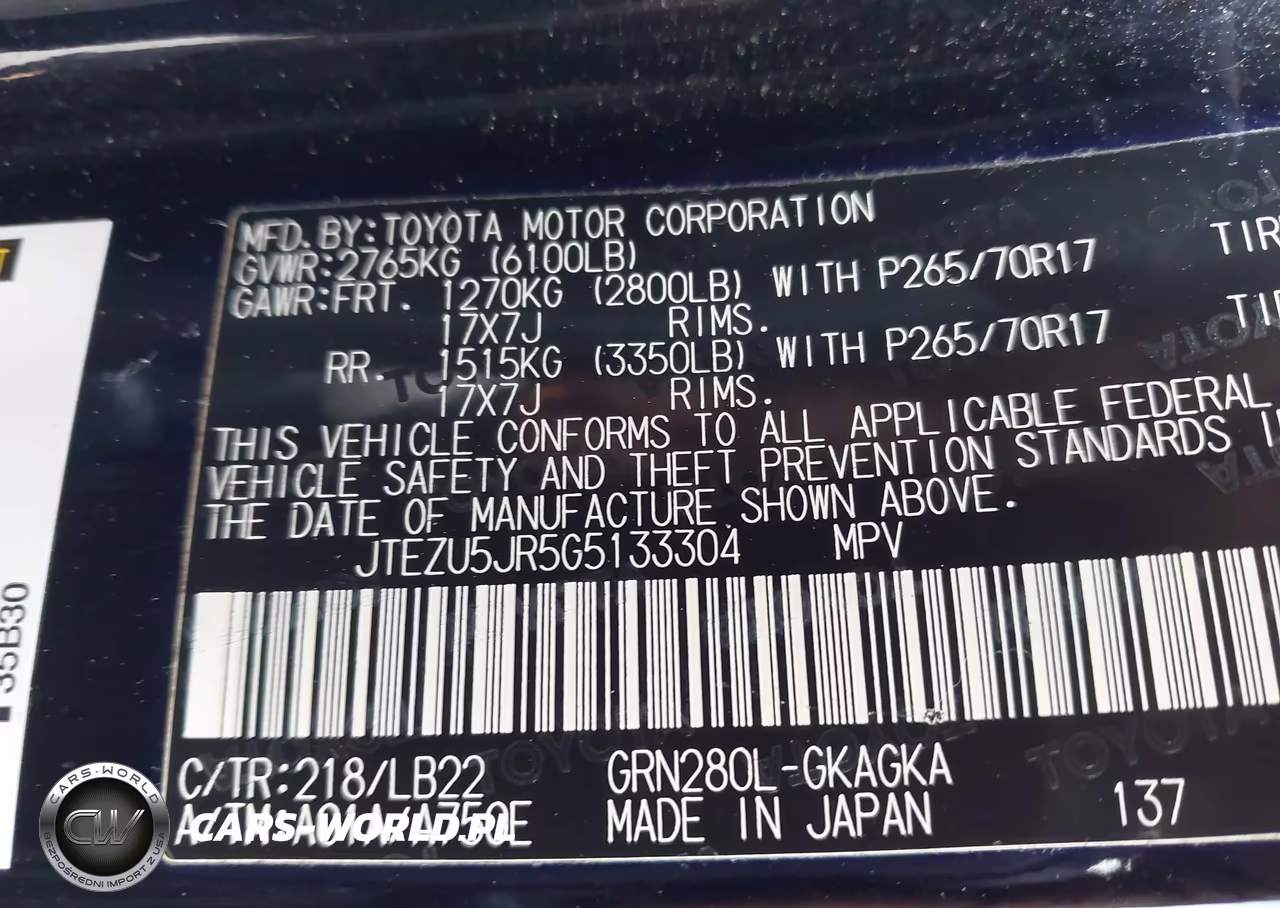2016 Toyota 4Runner Sr5 Premium VIN:JTEZU5JR5G5133304 - 9