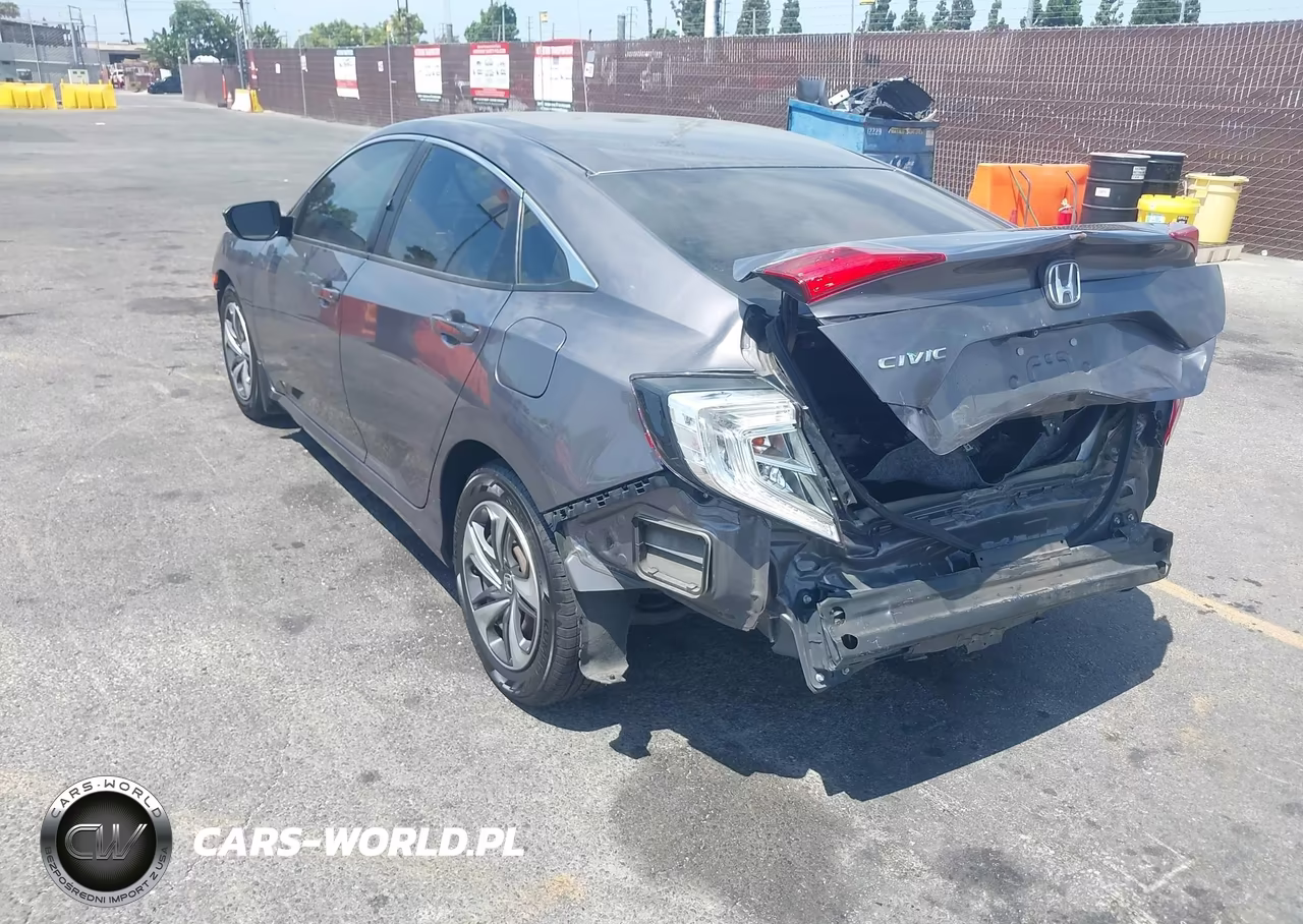 2020 Honda Civic Lx VIN:19XFC2F6XLE202588 - 3