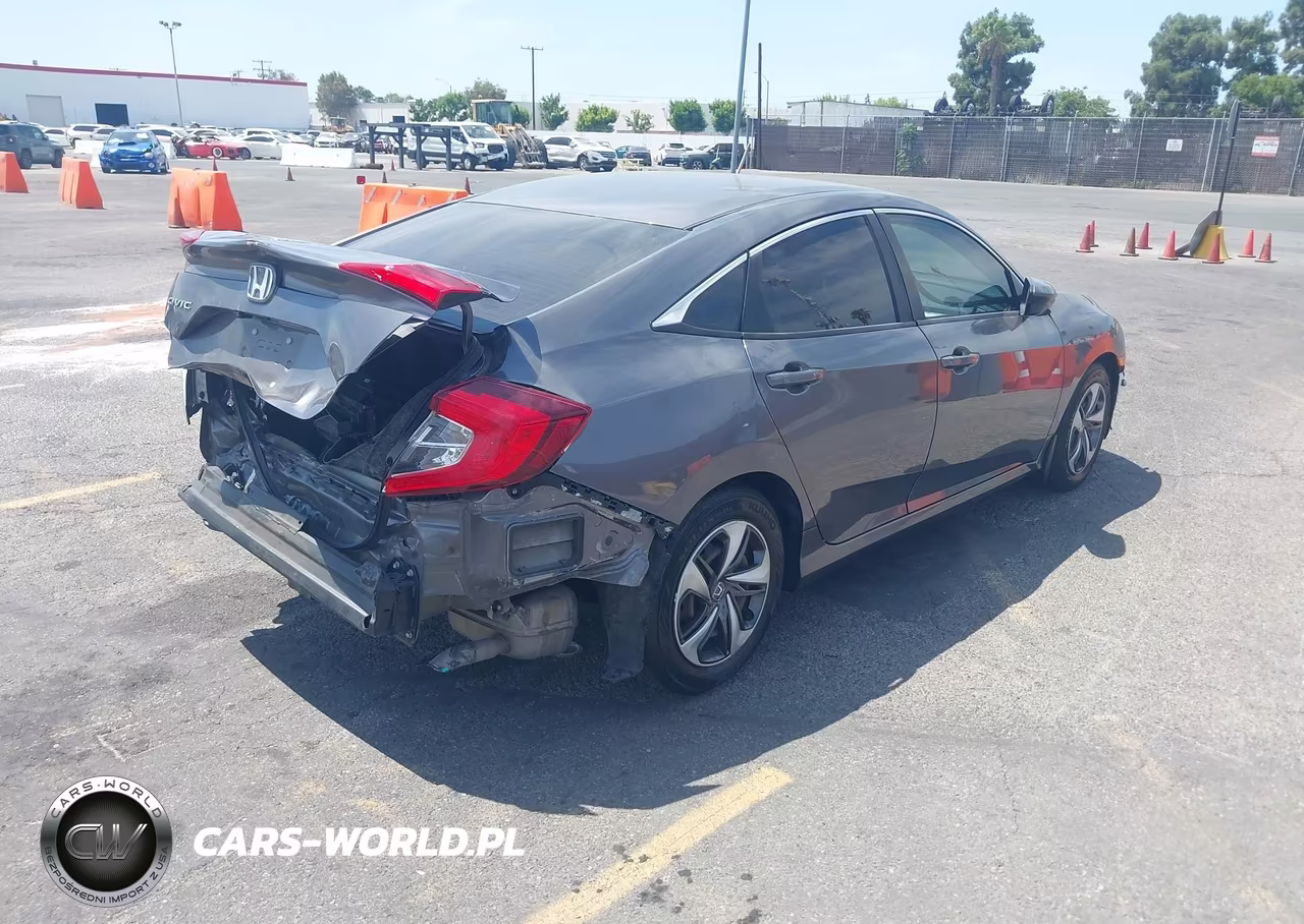 2020 Honda Civic Lx VIN:19XFC2F6XLE202588 - 4