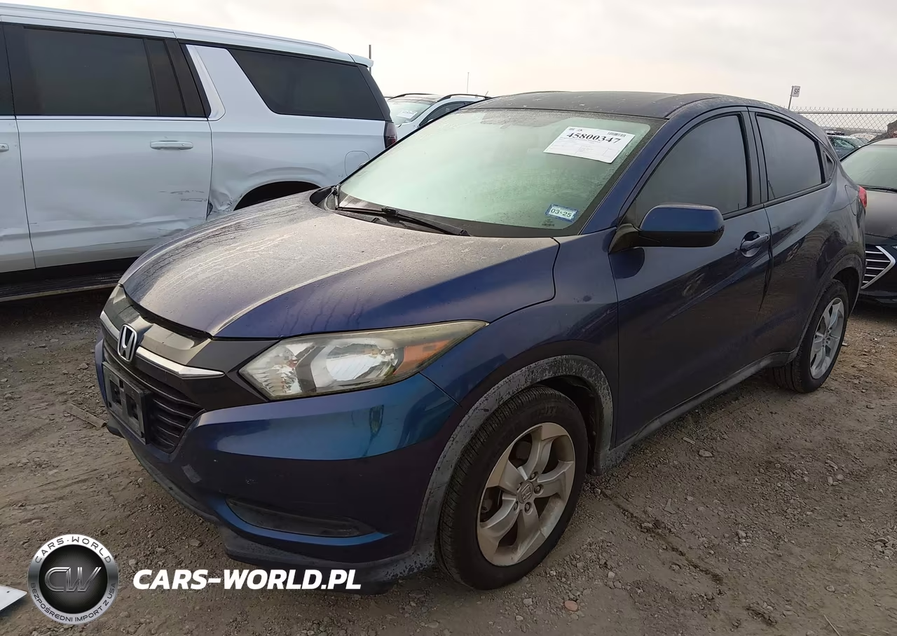 2016 Honda Hr-V Lx VIN:3CZRU5H36GM722968 - 2