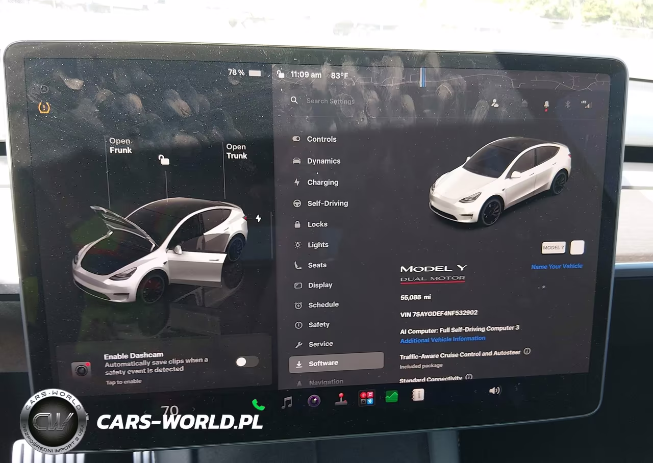 2022 Tesla Model Y Performance Dual Motor All-Wheel Drive VIN:7SAYGDEF4NF532902 - 17