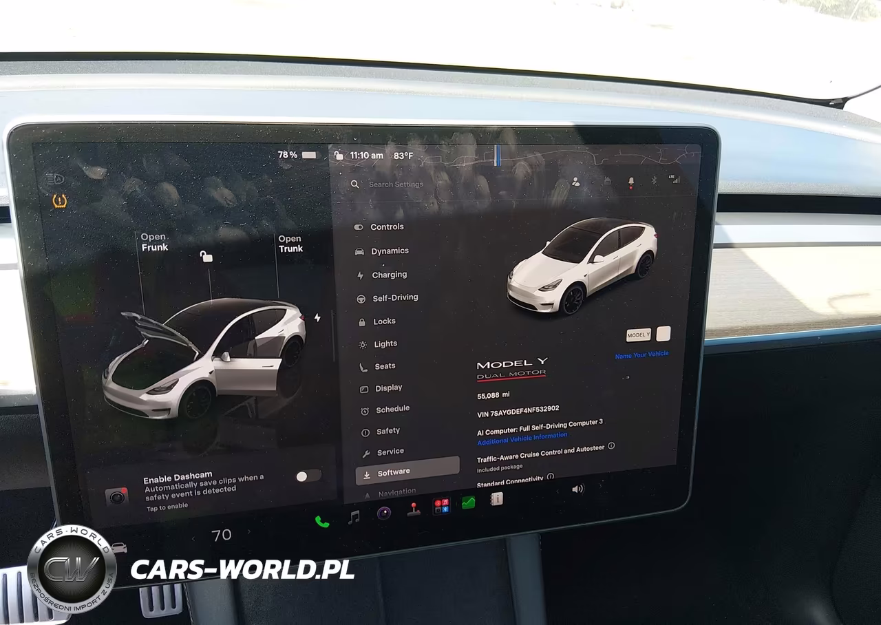 2022 Tesla Model Y Performance Dual Motor All-Wheel Drive VIN:7SAYGDEF4NF532902 - 18