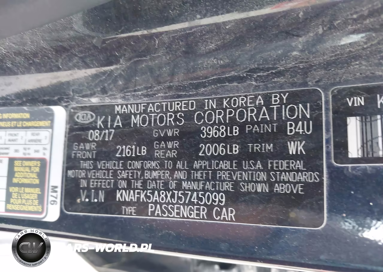 2018 Kia Forte Lx VIN:KNAFK5A8XJ5745099 - 9