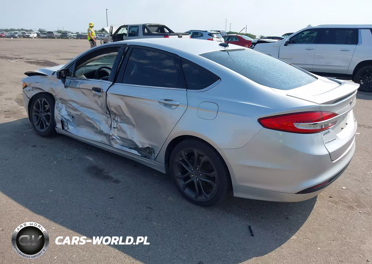 2018 Ford Fusion Hybrid Se VIN:3FA6P0LU2JR166144 - 3