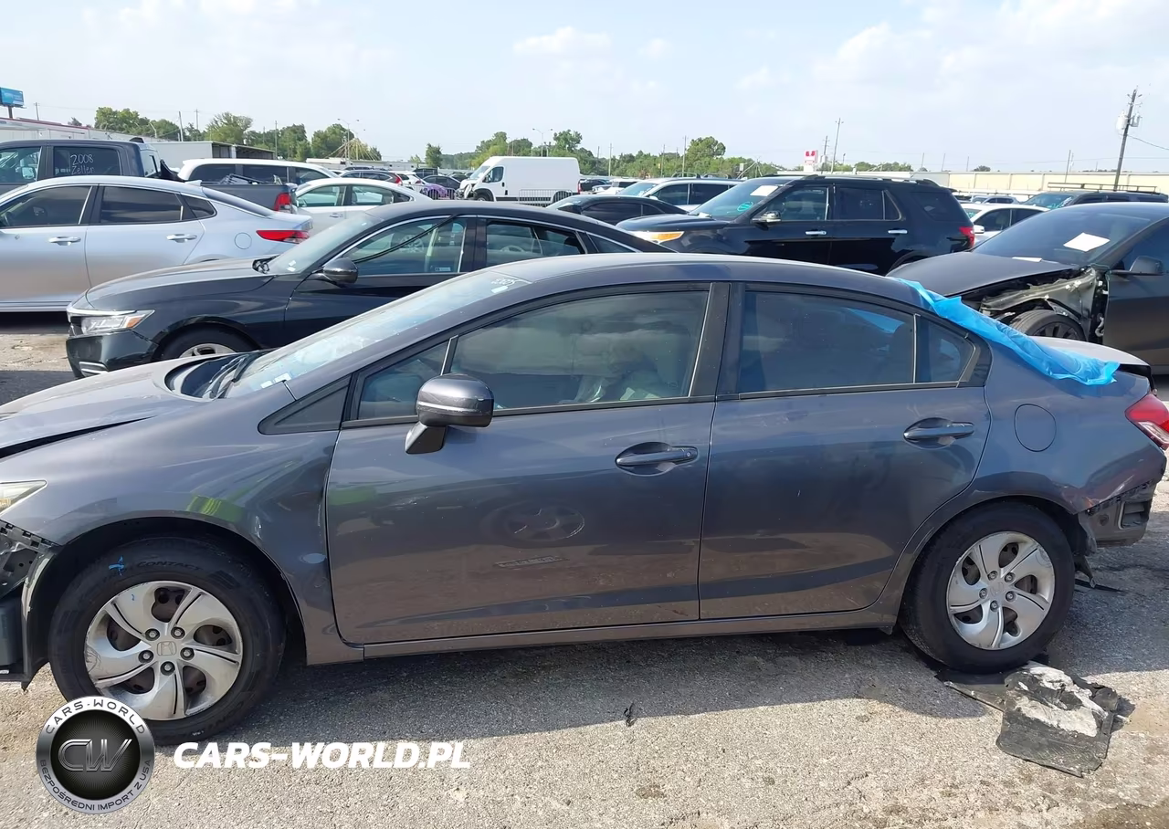 2015 Honda Civic Lx VIN:19XFB2F57FE000869 - 14