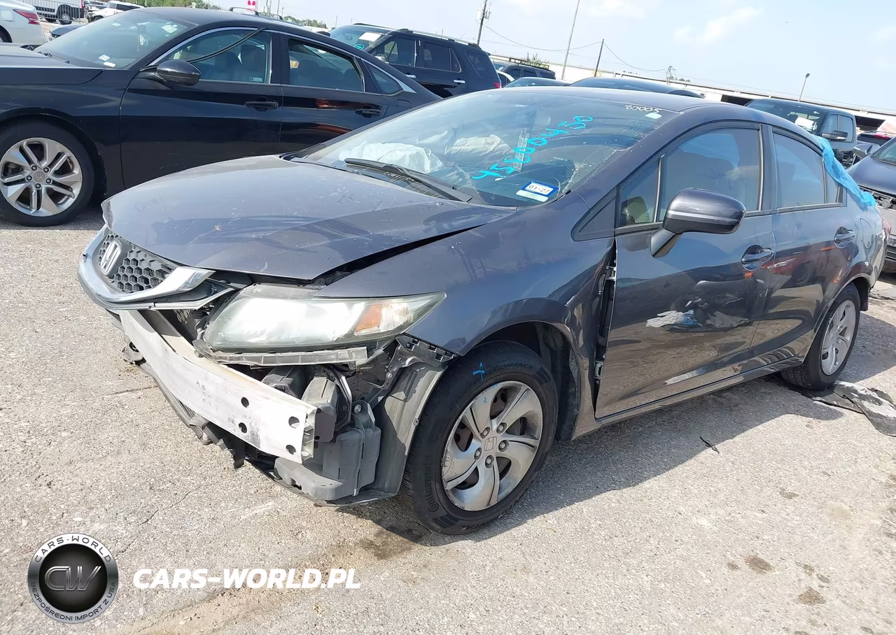 2015 Honda Civic Lx VIN:19XFB2F57FE000869 - 2