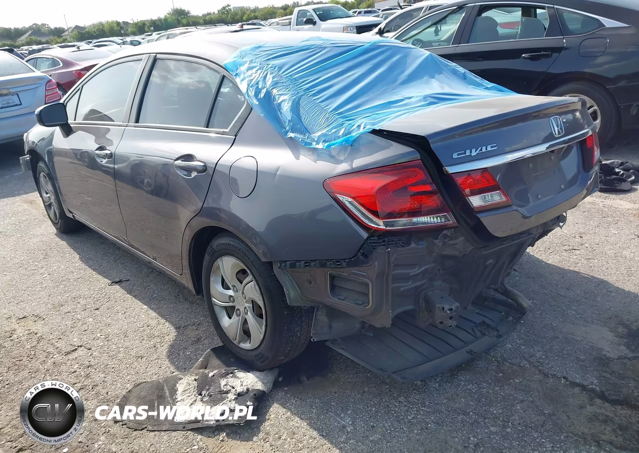 2015 Honda Civic Lx VIN:19XFB2F57FE000869 - 3