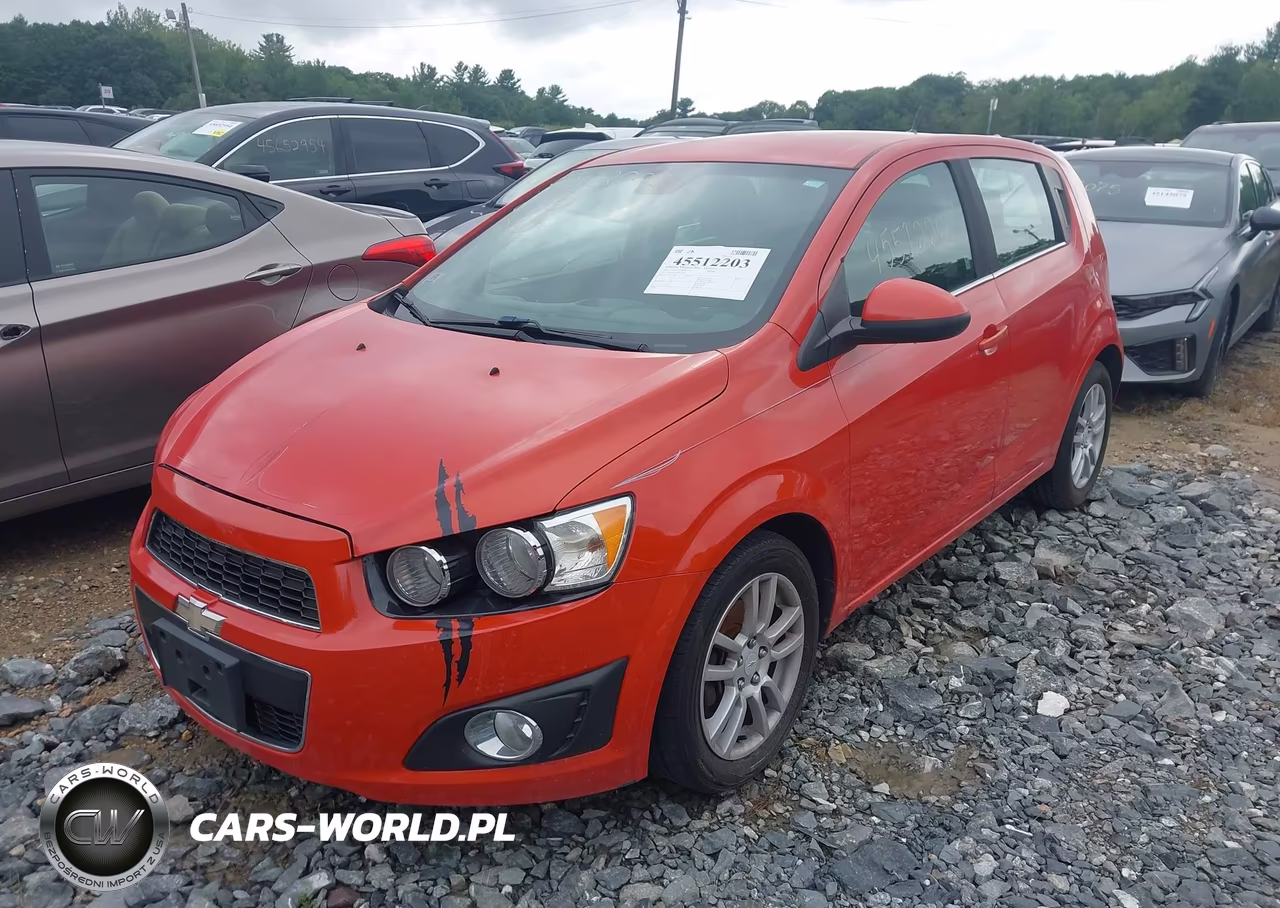 2012 Chevrolet Sonic 2Lt VIN:1G1JC6SH8C4138425 - 2