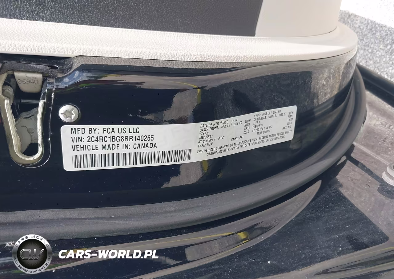 2024 Chrysler Pacifica Touring L VIN:2C4RC1BG8RR140265 - 9