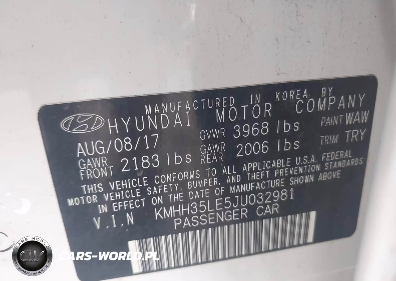 2018 Hyundai Elantra Gt VIN:KMHH35LE5JU032981 - 9