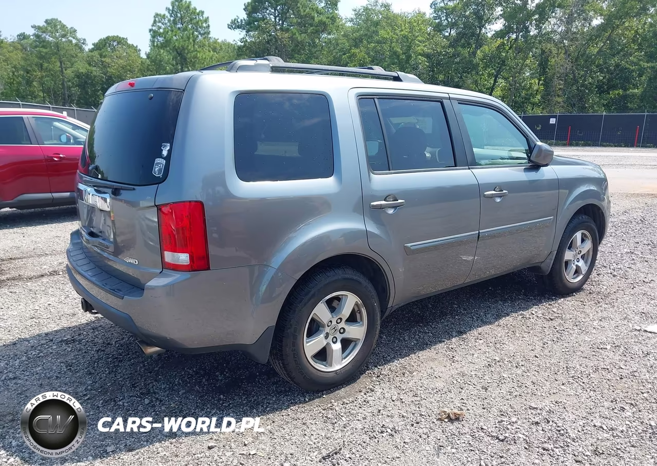 2009 Honda Pilot Ex VIN:5FNYF48419B055443 - 4