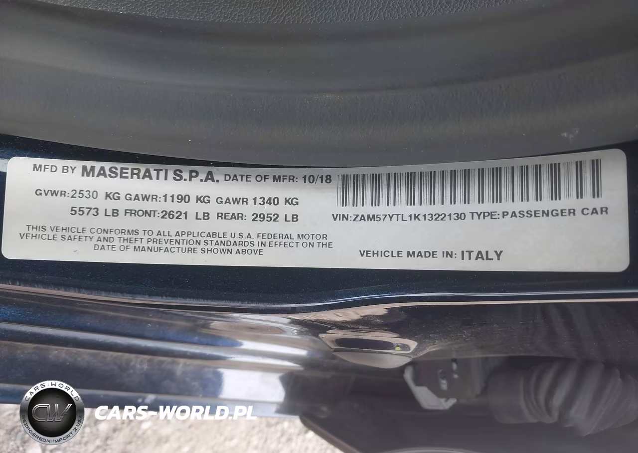 2019 Maserati Ghibli S Q4 Granlusso VIN:ZAM57YTL1K1322130 - 9