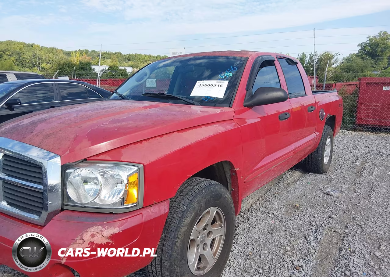 2005 Dodge Dakota Slt VIN:1D7HW48N05S338427 - 2