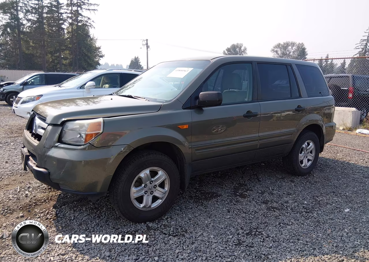 2007 Honda Pilot Lx VIN:2HKYF18177H537322 - 2