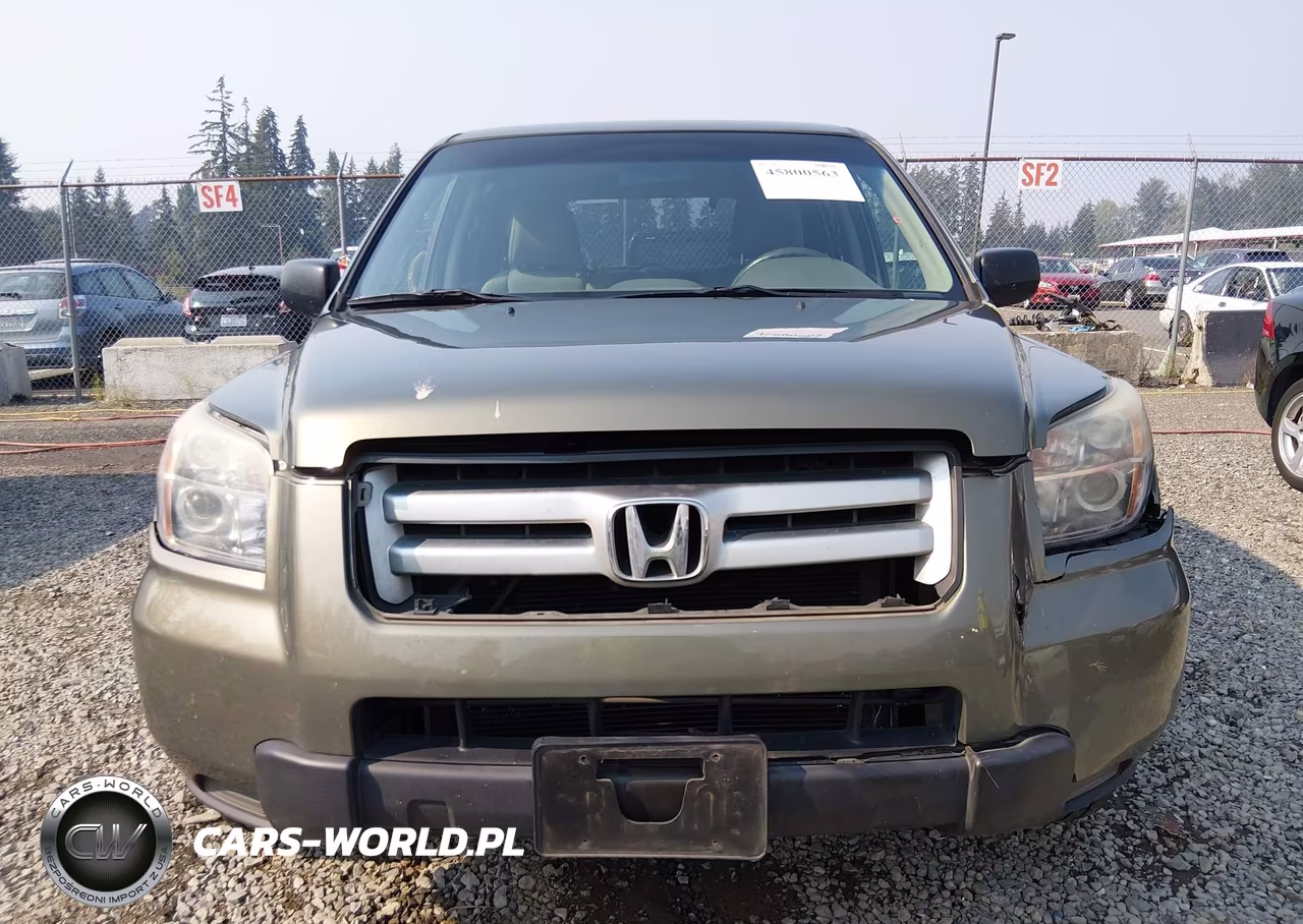 2007 Honda Pilot Lx VIN:2HKYF18177H537322 - 6