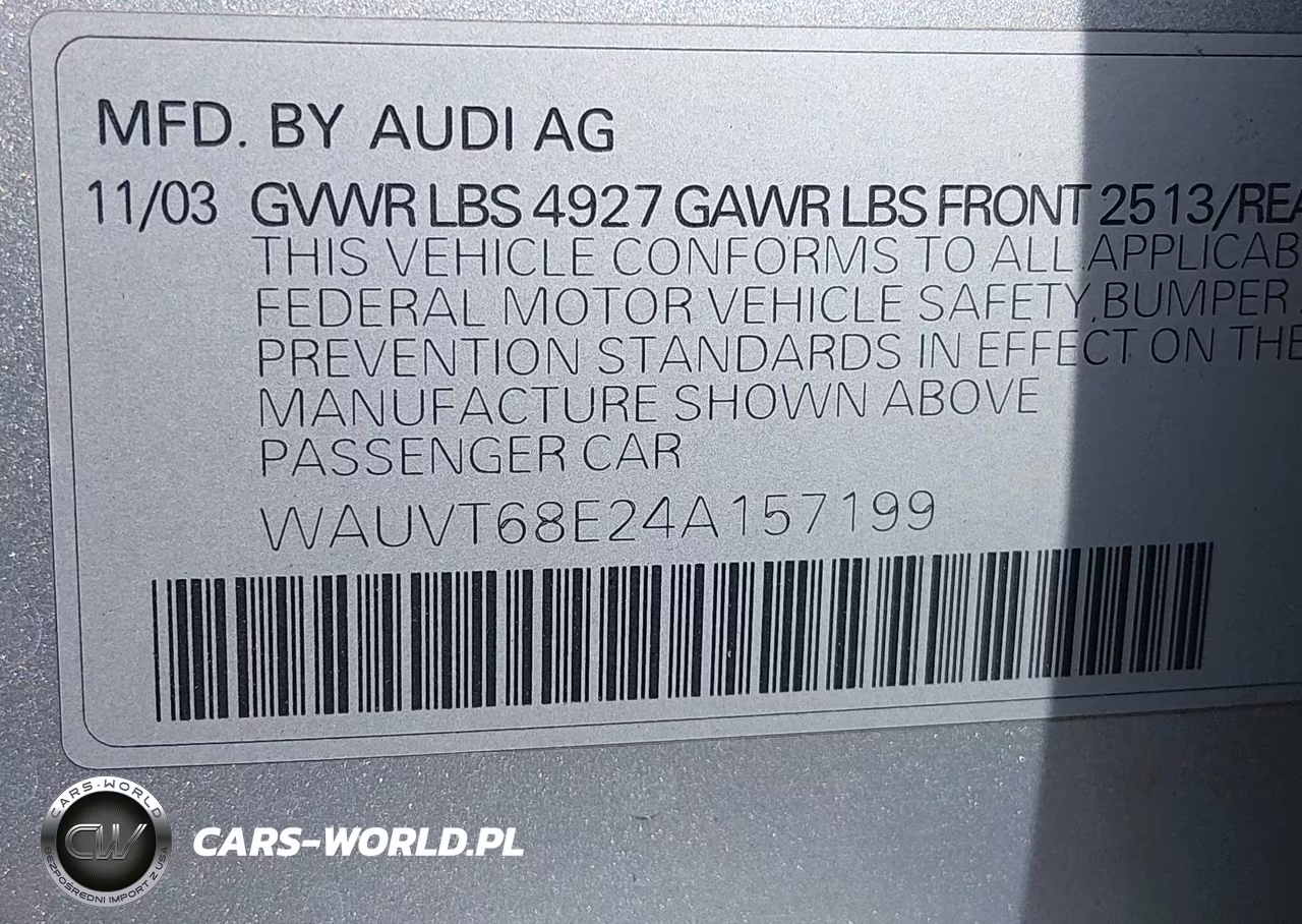2004 Audi A4 3.0 Avant VIN:WAUVT68E24A157199 - 9