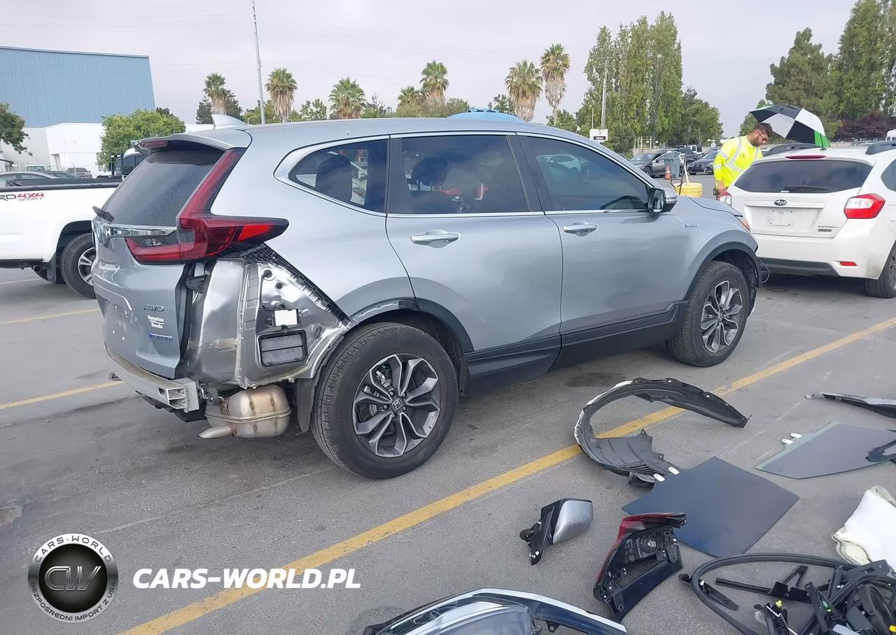 2021 Honda Cr-V Hybrid Ex VIN:7FART6H58ME013463 - 4