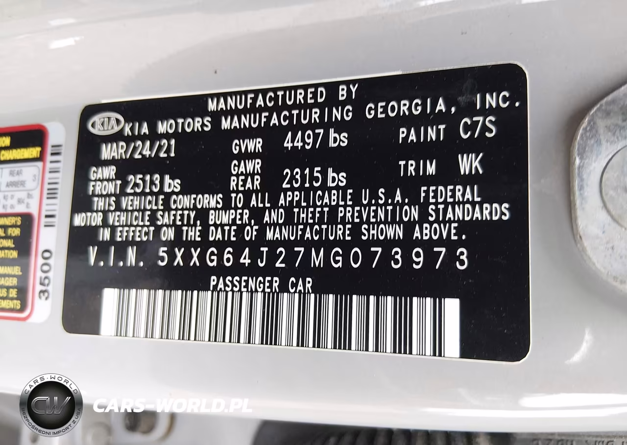 2021 Kia K5 Gt-Line VIN:5XXG64J27MG073973 - 9