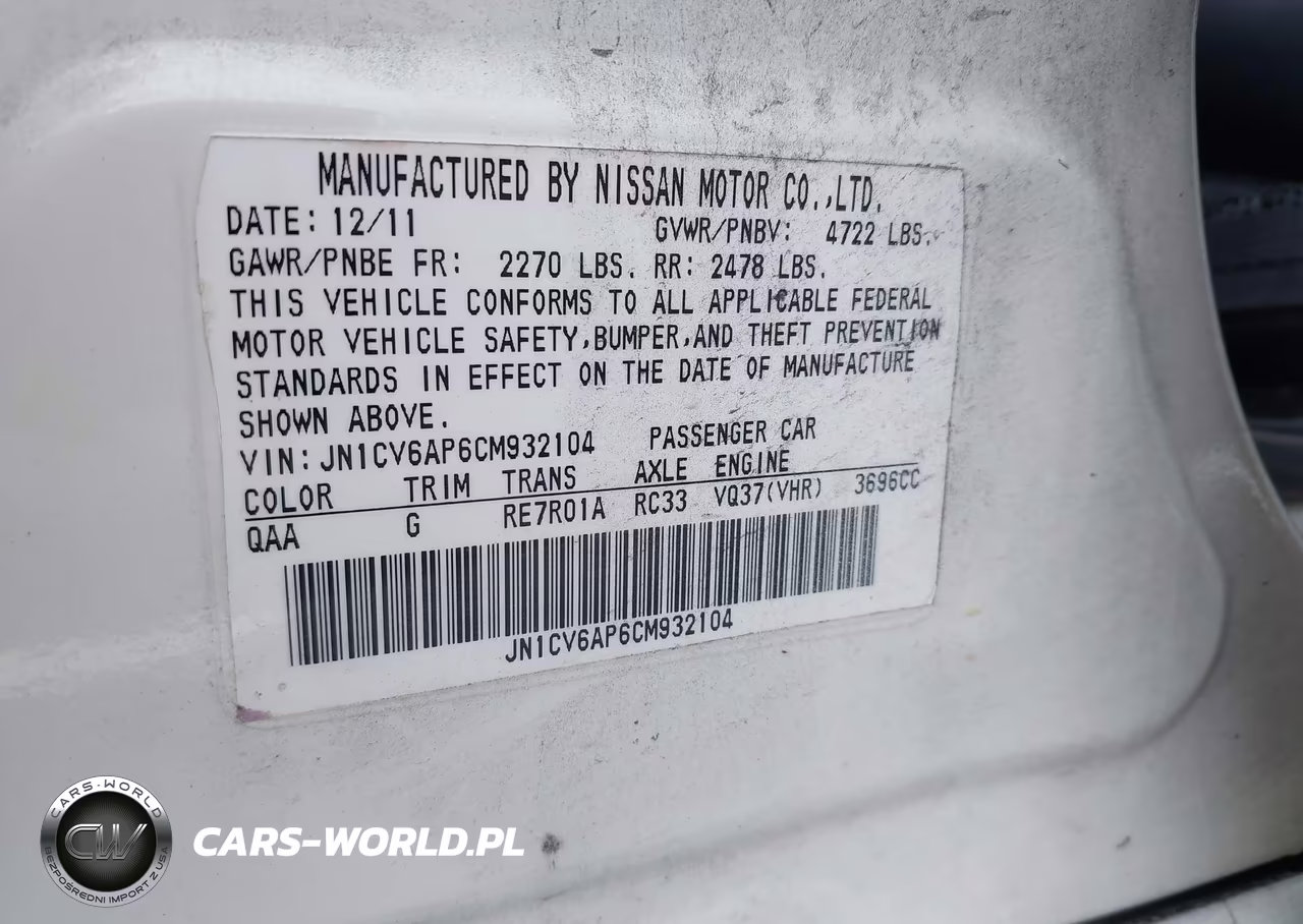 2012 Infiniti G37 Journey VIN:JN1CV6AP6CM932104 - 9