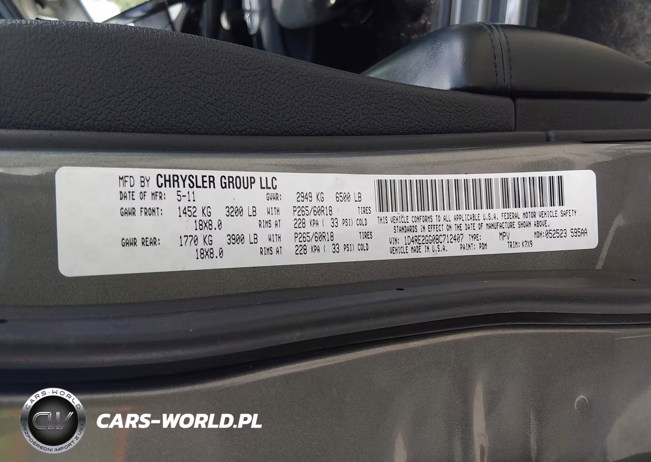 2011 Dodge Durango Express VIN:1D4RE2GG0BC712407 - 9