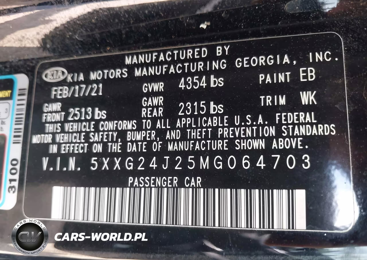 2021 Kia K5 Lx VIN:5XXG24J25MG064703 - 9