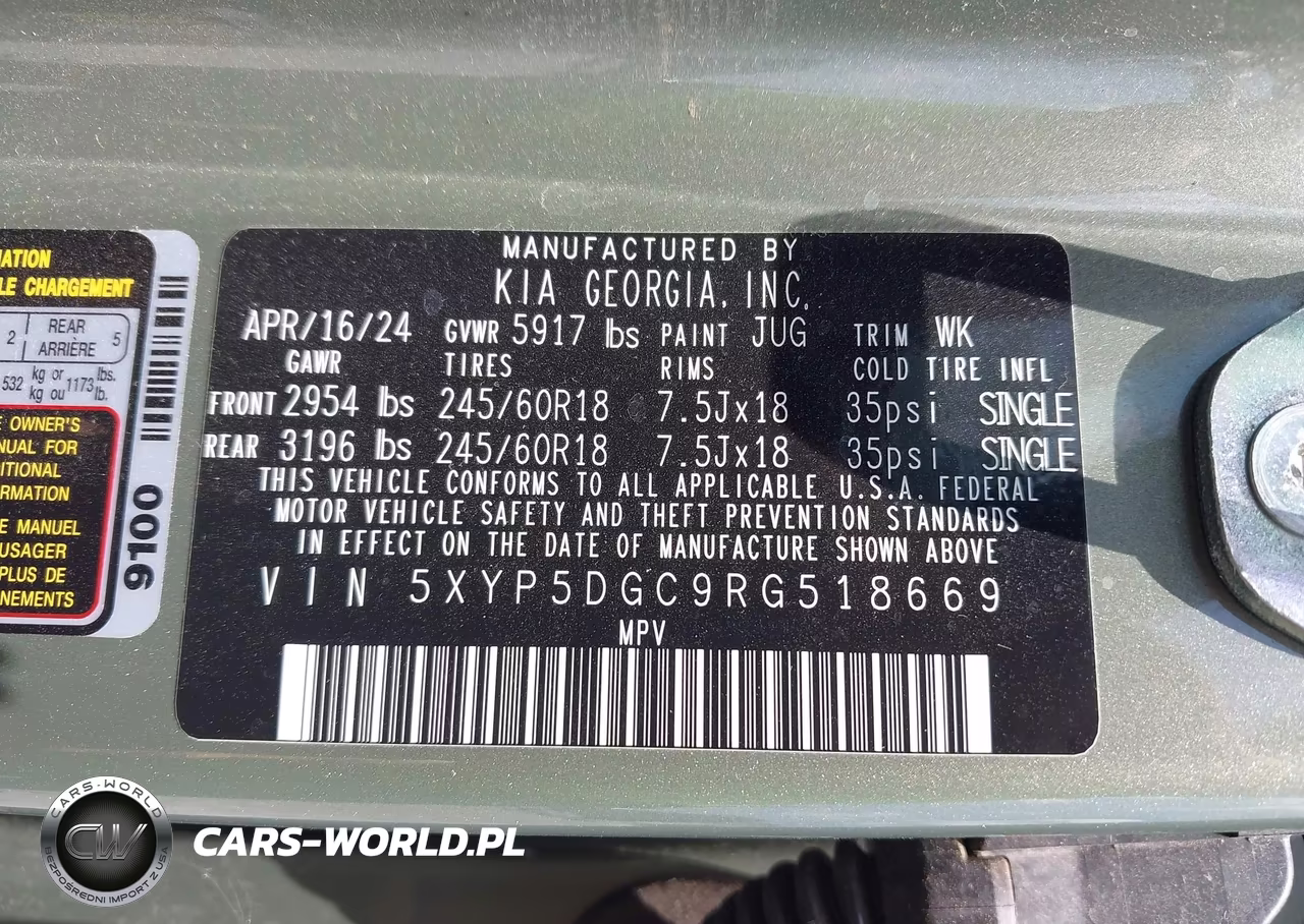 2024 Kia Telluride Sx Prestige X-Pro VIN:5XYP5DGC9RG518669 - 9