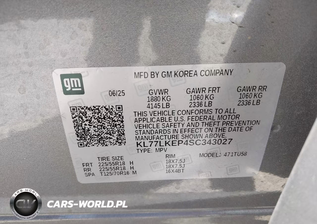 2025 Chevrolet Trax Fwd Activ VIN:KL77LKEP4SC343027 - 9