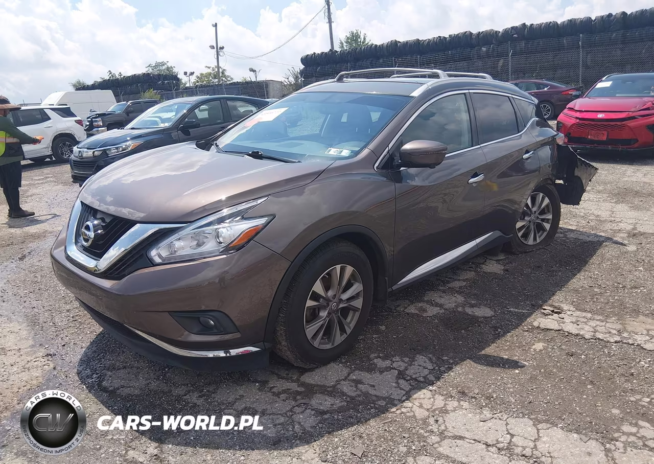 2016 Nissan Murano Sl VIN:5N1AZ2MH1GN144395 - 2