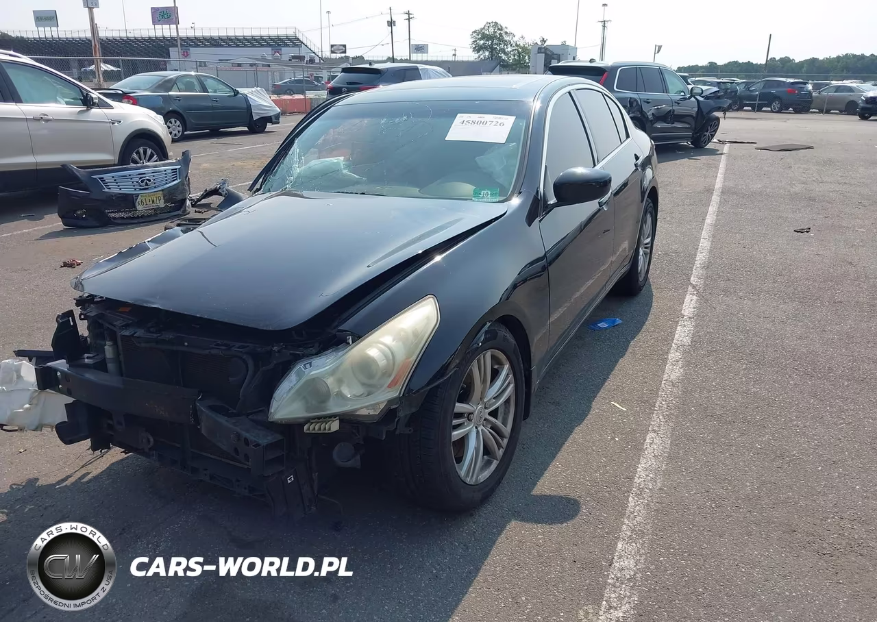 2011 Infiniti G25 Journey VIN:JN1DV6AP9BM830797 - 2