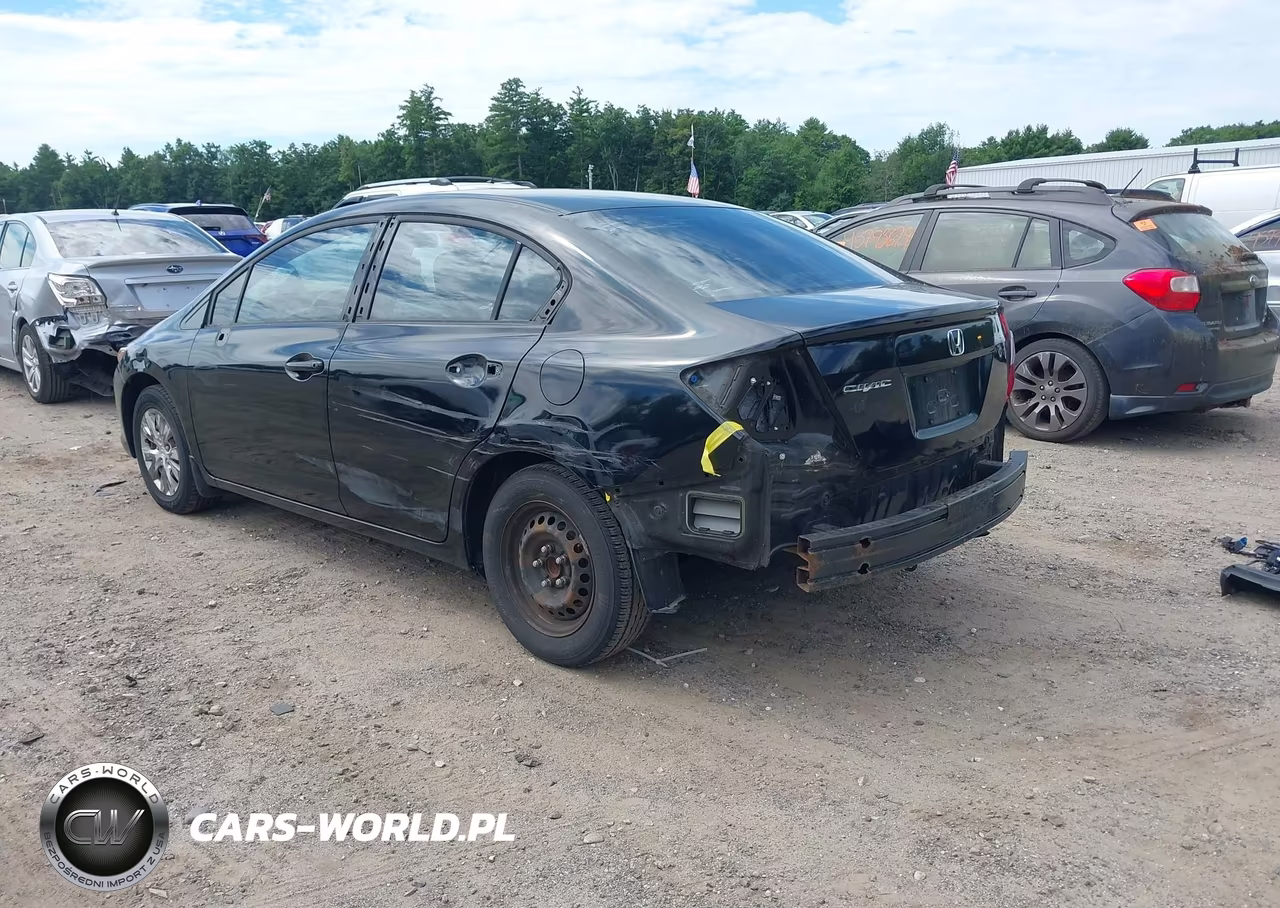 2012 Honda Civic Lx VIN:2HGFB2F53CH581904 - 3