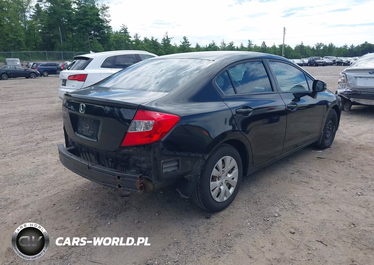 2012 Honda Civic Lx VIN:2HGFB2F53CH581904 - 4