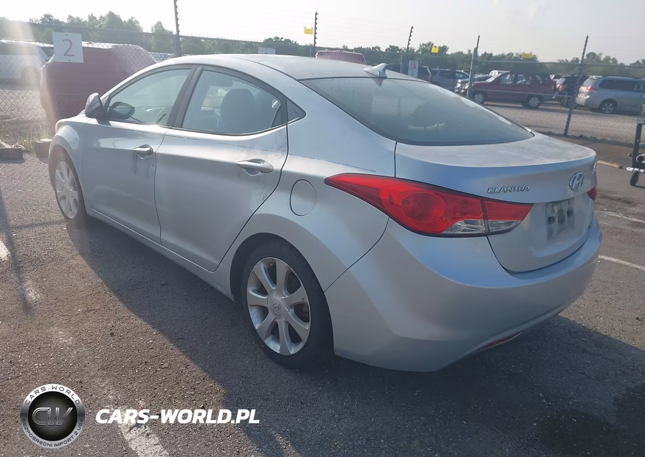 2013 Hyundai Elantra Limited VIN:5NPDH4AE5DH160590 - 3