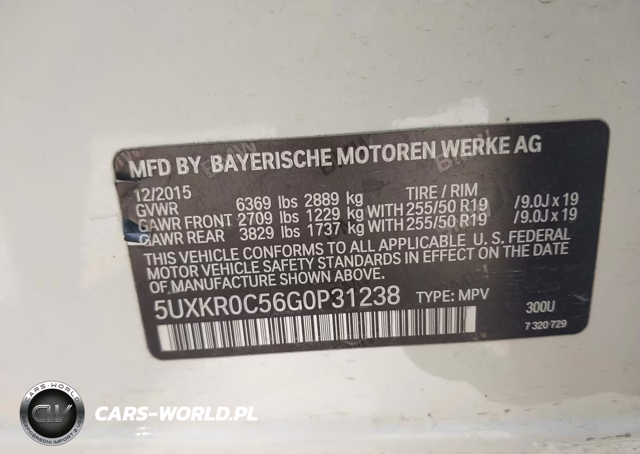 2016 BMW X5 xDrive35I VIN:5UXKR0C56G0P31238 - 9