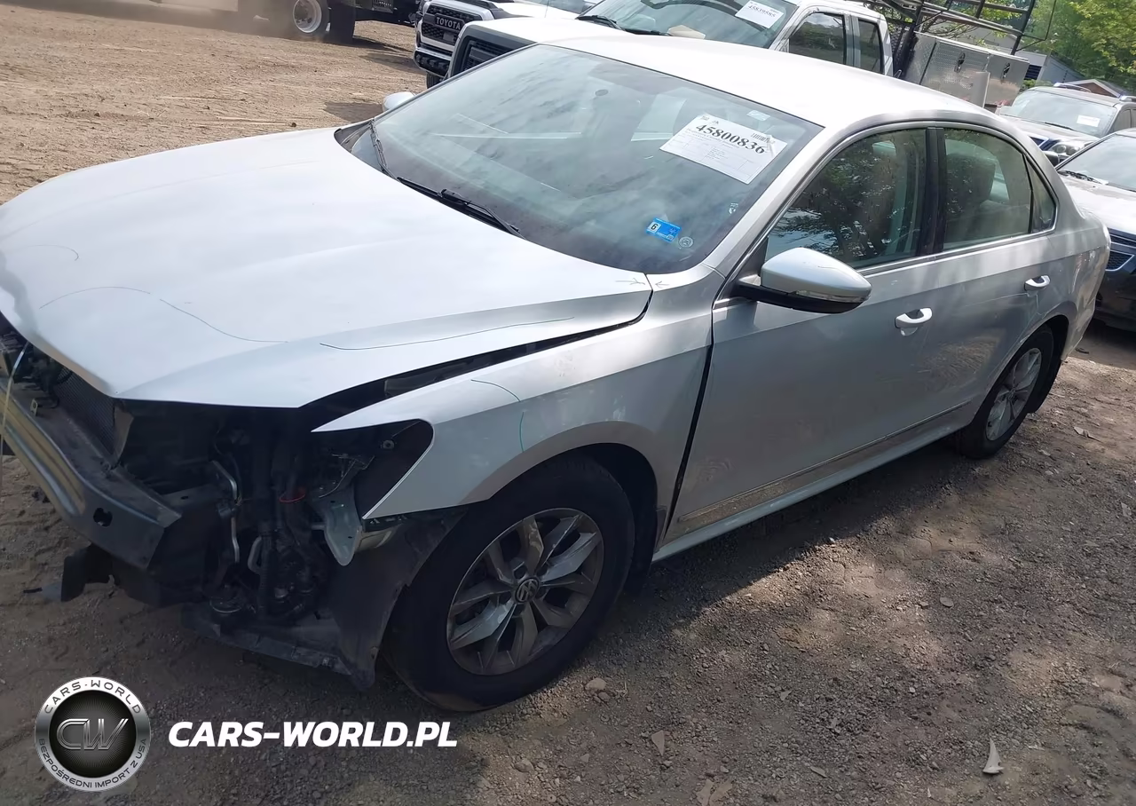 2017 Volkswagen Passat S VIN:1VWAT7A31HC045727 - 2