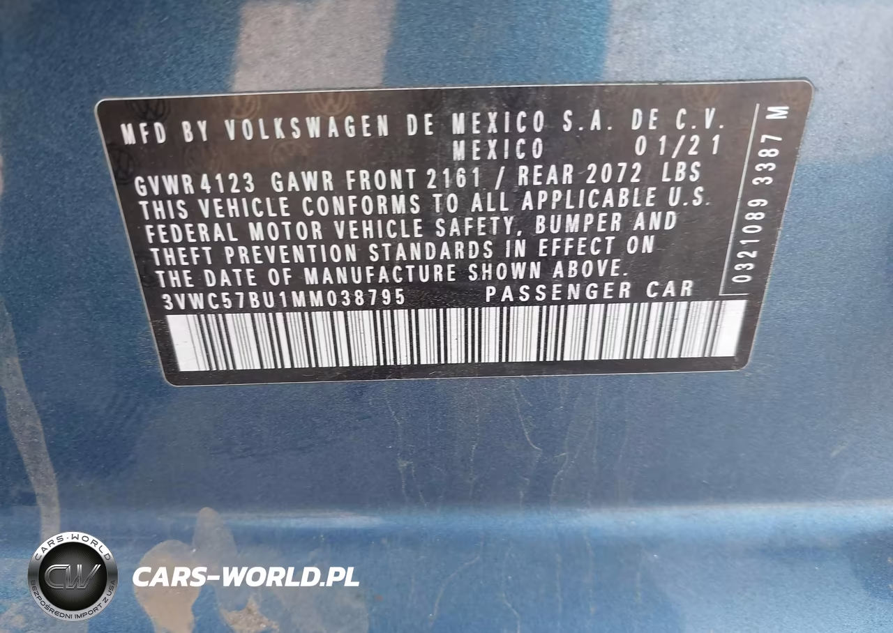 2021 Volkswagen Jetta 1.4T R-Line-1.4T Se-S VIN:3VWC57BU1MM038795 - 9