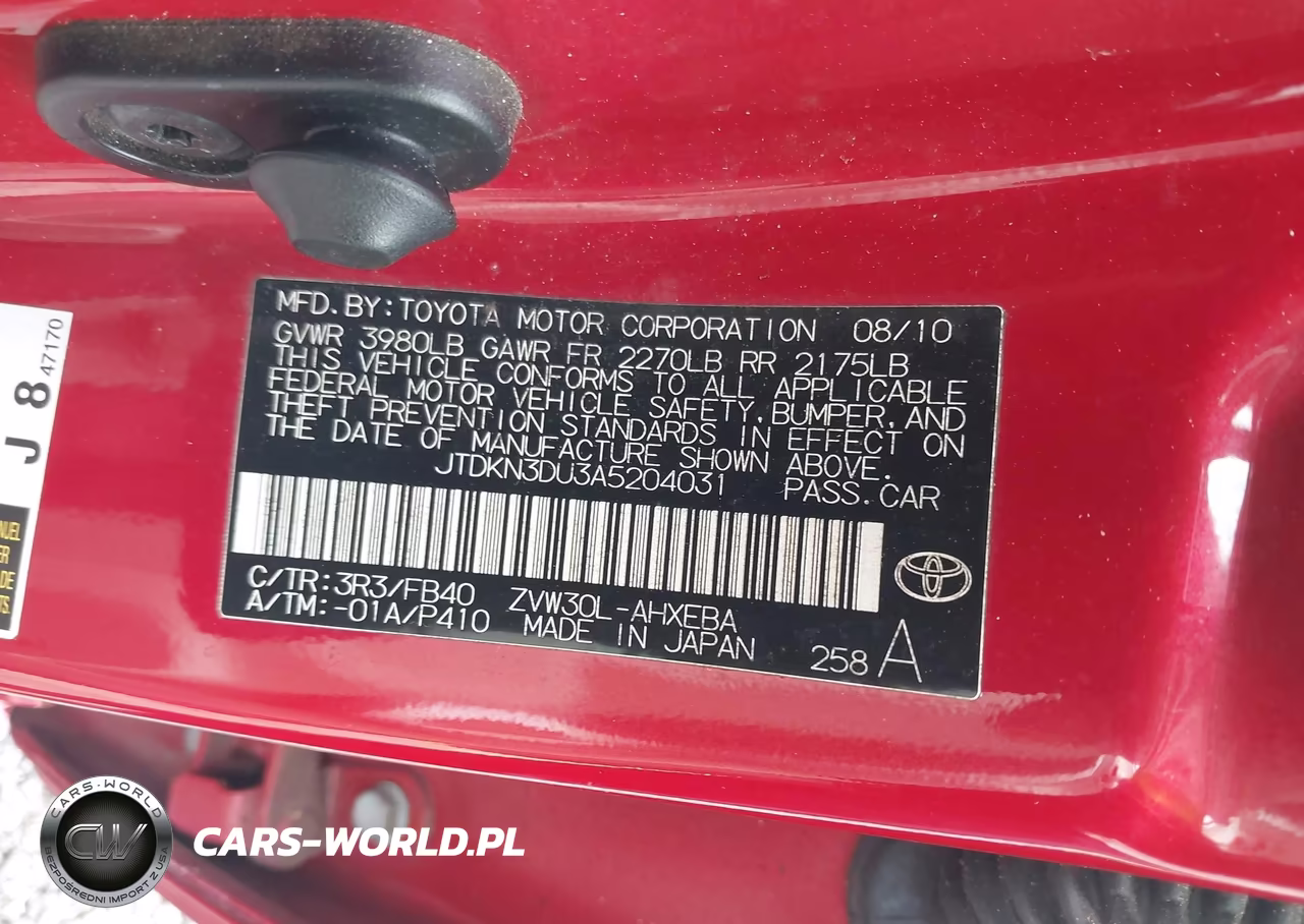 2010 Toyota Prius Iii VIN:JTDKN3DU3A5204031 - 9