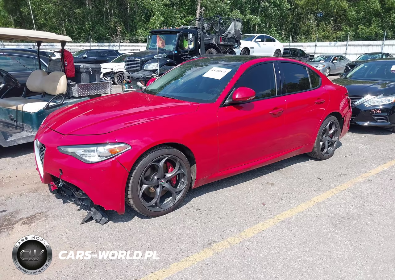 2018 Alfa Romeo Giulia Ti Sport Awd VIN:ZARFAEEN1J7582486 - 2