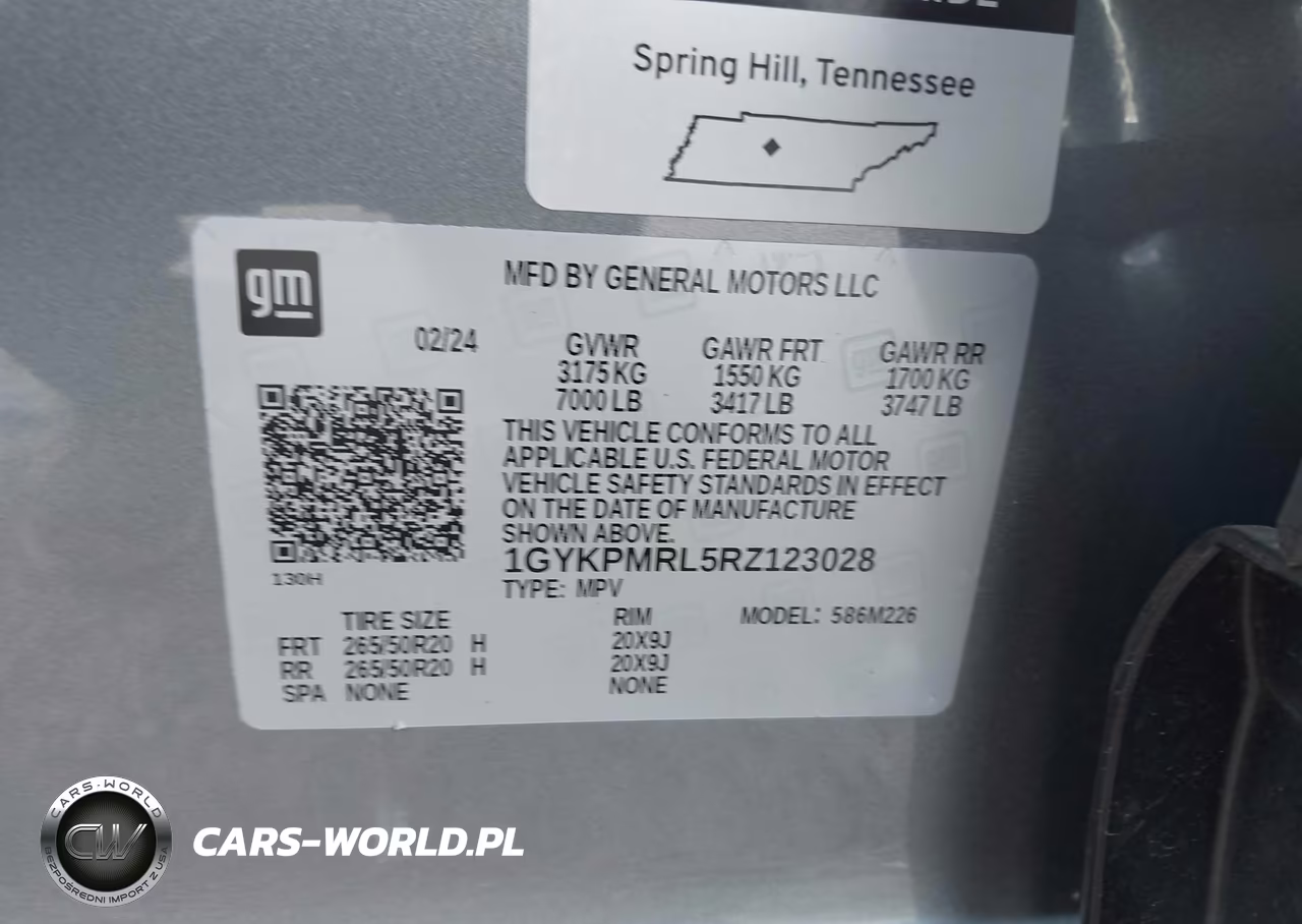 2024 Cadillac Lyriq Tech W-1Sa VIN:1GYKPMRL5RZ123028 - 9