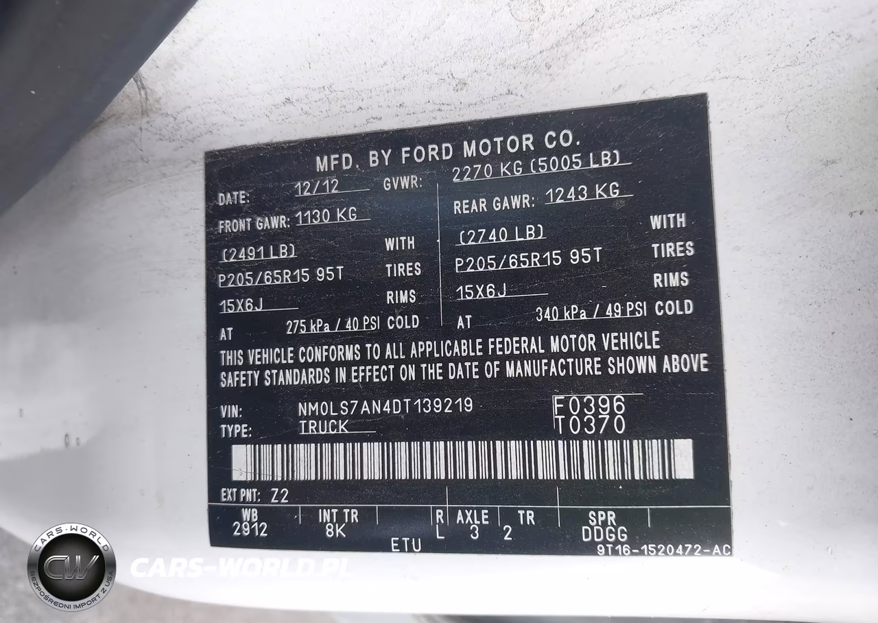 2013 Ford Transit Connect Xl VIN:NM0LS7AN4DT139219 - 9