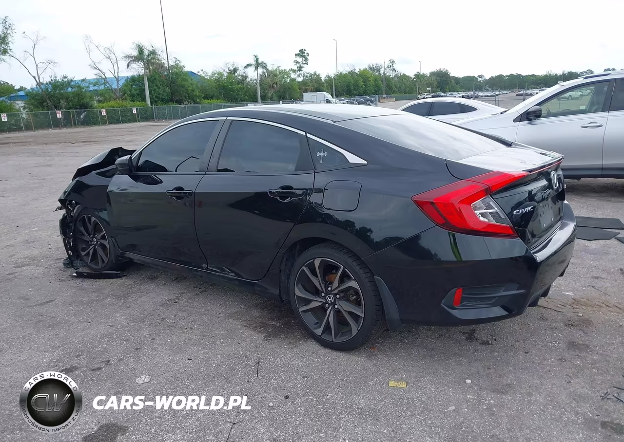 2020 Honda Civic Sport VIN:2HGFC2F89LH523125 - 3