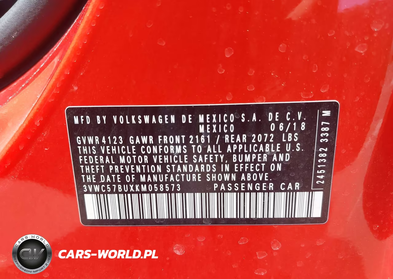 2019 Volkswagen Jetta VIN:3VWC57BUXKM058573 - 9