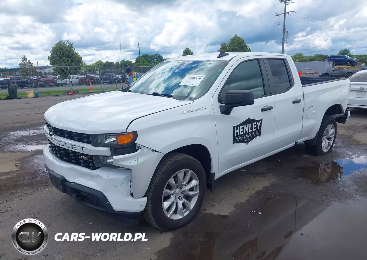 2022 Chevrolet Silverado 1500 Ltd 2Wd Standard Bed Custom VIN:1GCRWBEK0NZ173015 - 2