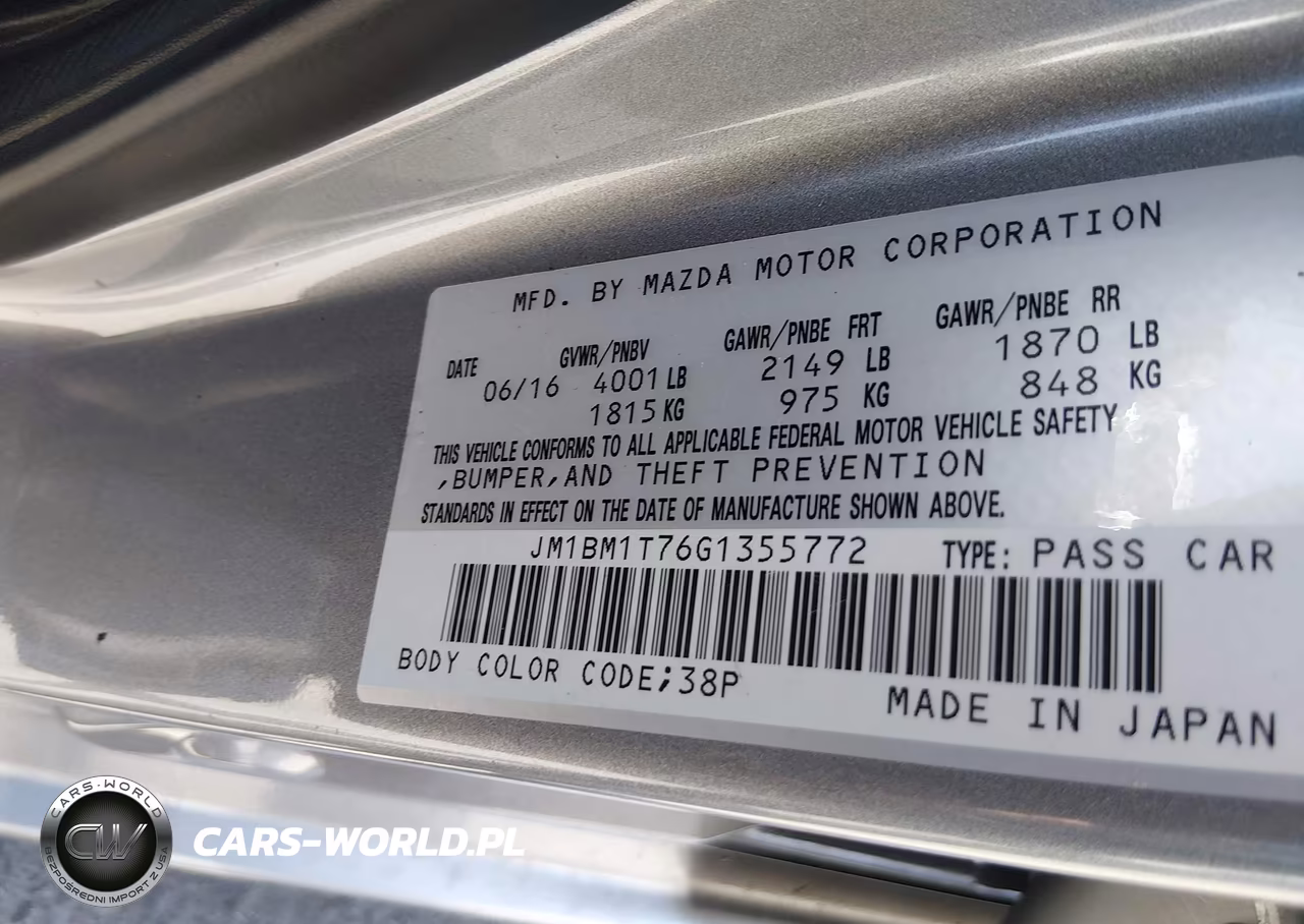 2016 Mazda Mazda3 I Sport VIN:JM1BM1T76G1355772 - 9