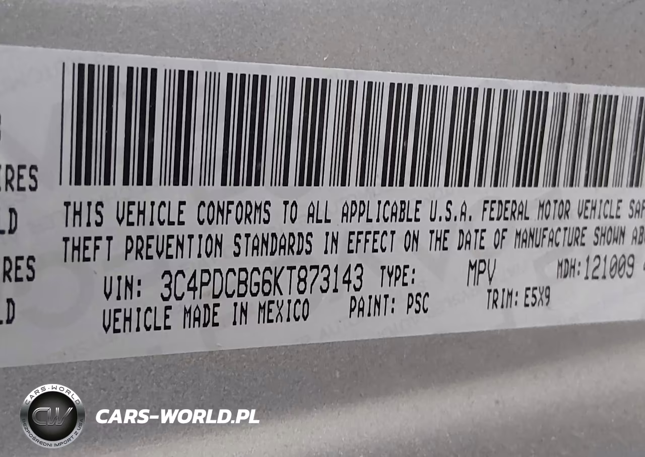 2019 Dodge Journey Se VIN:3C4PDCBG6KT873143 - 9