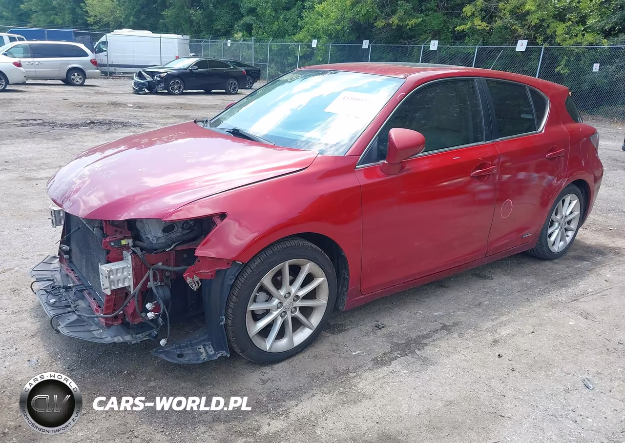 2012 Lexus Ct 200H Premium VIN:JTHKD5BH1C2060423 - 2