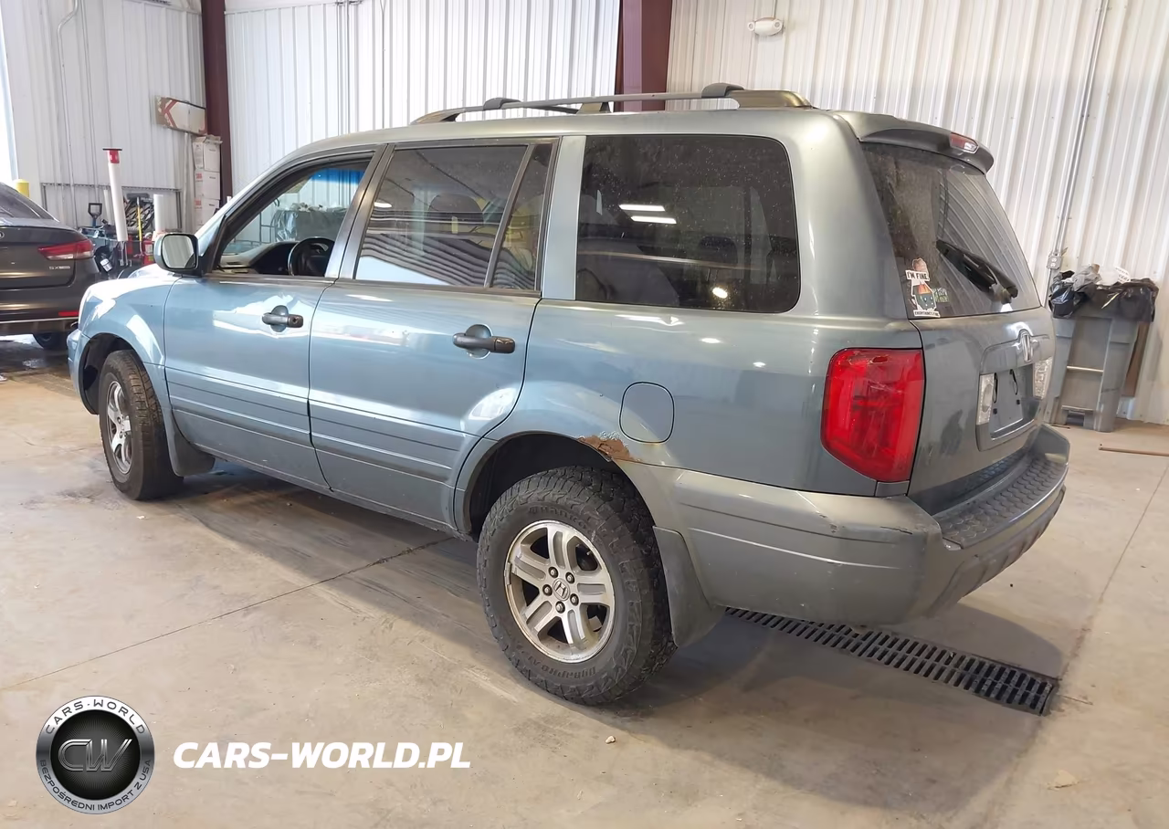 2005 Honda Pilot Ex-L VIN:2HKYF18695H527447 - 3