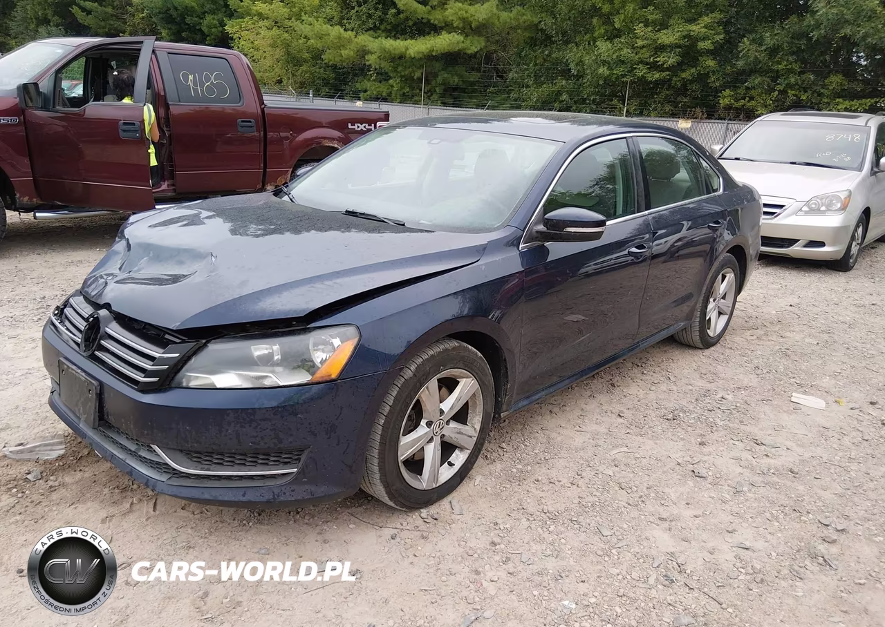2013 Volkswagen Passat 2.0L Tdi Se VIN:1VWBN7A38DC096828 - 2