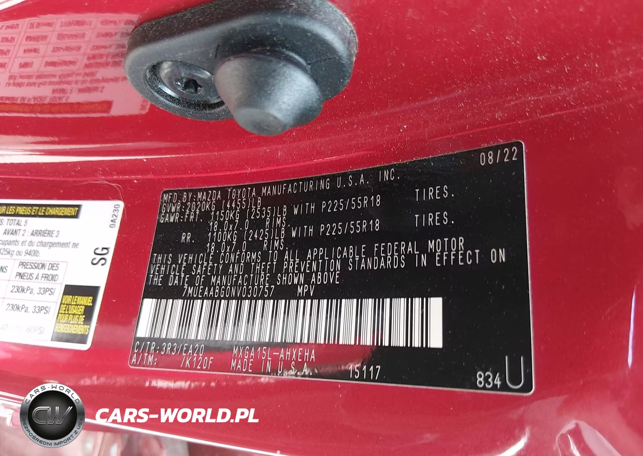 2022 Toyota Corolla Cross Xle VIN:7MUEAABG0NV030757 - 9
