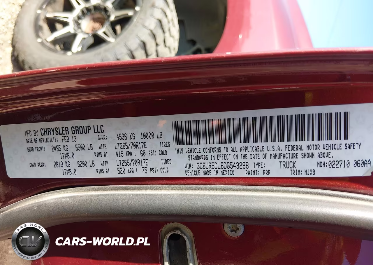 2013 Ram 2500 Slt VIN:3C6UR5DL8DG543288 - 9